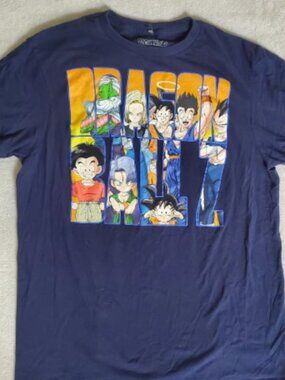 Dragonball Z NWOT Toei Animation Block Letter Tshirt